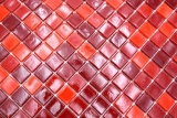Glasmosaik Mosaikfliesen orange rot Wand Fliesenspiegel Kchenrckwand 58-0009