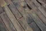 Holzmosaik aus Bootsplanken Verbund Wood FSC Wandverkleidung Kchenrckwand MOS160-21