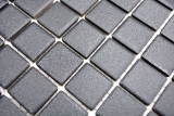 Keramikmosaik Mosaikfliesen rutschhemmend rutschsicher Duschtasse soft schwarz MOS18-0311-R10