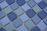 Keramik Mosaik blau trkis Poolmosaikfliese RUTSCHEMMEND DUSCHTASSE BODENFLIESE Fliesenspiegel Kche Wand - MOS18-0404-R10