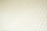 Knopfmosaik LOOP Rundmosaik hellbeige matt unglasiert rutschsicher Wand Kche Dusche BAD - MOS10-1202-R10