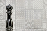 Handmuster Retro Vintage Mosaik Fliese Keramik wei Geo White MOS22B-1401_m