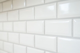 Handmuster Metro Subway Mosaikfliese Keramik WEISS Fliesenspiegel Kche Wand MOS26M-0101_m