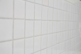 Handmuster Mosaik Fliese Keramik wei glnzend Fliesenspiegel Badezimmerwand MOS16B-0101_m