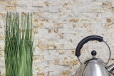 Handmuster Mosaik Steinwand Marmor Naturstein Brick Splitface sunny beige 3 D MOS42-X3D46_m