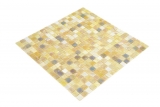 Handmuster Mosaikfliese Glas sandfarbend Wandfliesen Badfliese Duschrckwand Fliesenspiegel MOS58-1204_m