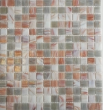 Handmuster Mosaikfliese Glas Goldensilk hellbeige Wandfliesen Badfliese Duschrckwand Fliesenspiegel MOS54-0104_m