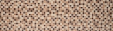 Handmuster Mosaikfliese Fliesenspiegel Transluzent beige braun Glasmosaik Crystal Stein beige braun MOS92-1206_m