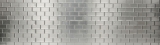 Handmuster Mosaikfliese Fliesenspiegel selbstklebend Vinyl Folie Vinyl silber Vinyl Stahl Subway 4er Pack MOSVinyl-24002_m