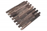 Handmuster Holz Mosaik Verbund boot Old Wood Holz FSC Mosaikfliese Wand Fliesenspiegel Kche Bad MOS160-21_m