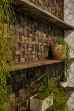 Handmuster Holz Mosaik Parkett boot OLD Wood Holz FSC Mosaikfliese Wand Fliesenspiegel Kche Bad MOS160-25_m