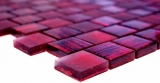 Mosaik Fliese Glasmosaik Crystal Milchglas pink klar matt gefrostet MOS78-CF87_f